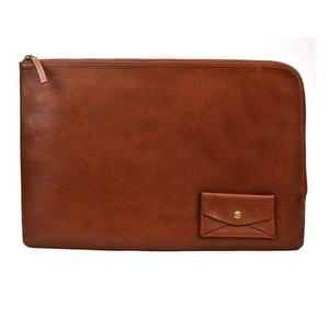 Premium Genuine Leather Protective Modern Travel Laptop Sleeve for 13 to 16 <b>Inch</b> Laptops/<b>Tablets</b> with Shoulder Carry - Product Image 4