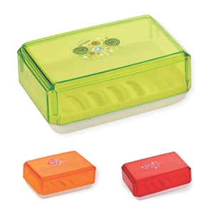 Light Luxury Plastic <b>Soap</b> <b>Holder</b> with Double-layer Drainage Holes - Product Image 4