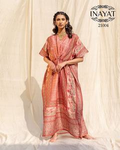 Latest Design <b>Womens</b> Ready Wear Formal Printed Kaftan <b>Kurti</b> Party Available Wholesale Price India Pure Soft Silk Quick Dry All - Product Image 2