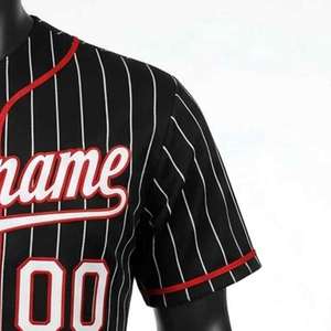 Sublimated <b>Baseball</b> Shirt Made in Pakistan <b>Baseball</b> Jersey Shorts Sleeve in Wholesale Cheap Rate With Your Own Designs - Product Image 5