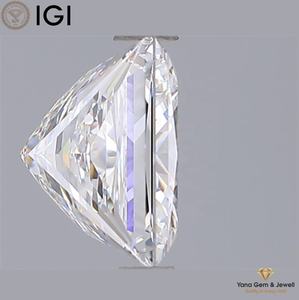 แหวนเพชรสำหรับผู้ชายสีทองเหลือง4.01กะรัตสวยงามสำหรับห้องปฏิบัติการ CVD Princess ตัดเป็นเพชรขนาด8.57มม. - Product Image 5