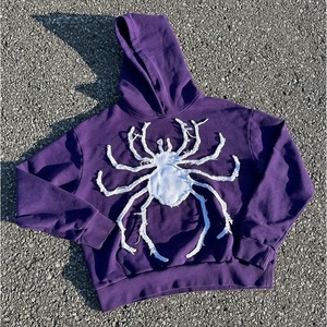 Wholesale Custom Designer <b>Hoodie</b> for Men Streetwear Spider Embroidery <b>Hoodie</b> Best <b>Hoodie</b> from Pakistan Manufacturer - Product Image 1