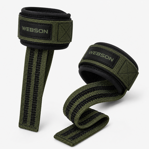 Webson Lifting <b>Straps</b> Nylon Weightlifting Gym Anti-Slip <b>Velcro</b> Closure Unisex best selling breathable wholesale rate custom - Product Image 6