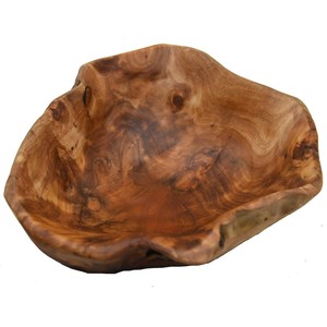 Handcrafted Birch <b>Wood</b> Bowl <b>Rustic</b> Organic Shape Wholesale | Moradabad - Product Image 4