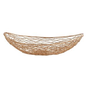 Frutero de Cobre Puro para Decoración del Hogar, Vajilla, Regalo, Artículo Decorativo Hecho a Mano, Tamaño 2x9.6 Pulgadas, Diseño Elegante - Product Image 4