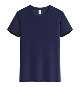 T-shirt Homme Personnalisé Coupe Droite Col Rond Manches Courtes 100% Coton Couleur Unie Décontracté Coupe Jersey Longueur Standard Vente en Gros - Product Image 2