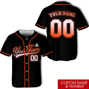 Maillot de baseball rouge personnalisé 2025 avec passepoil noir, uniforme d'équipe boutonné, nom et numéro personnalisés, style professionnel, vente en gros, manches courtes imprimées - Product Image 4