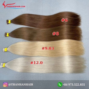 Novedad de 2025, extensiones de cabello virgen vietnamita de pelo natural liso a granel, estilos de belleza duraderos de calidad a granel/paquete - Product Image 6