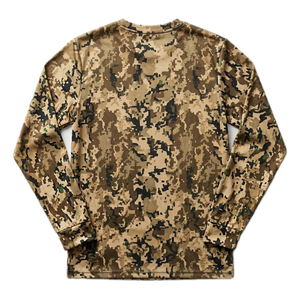 Chemise de chasse unisexe en polyester camouflage respirante, imperméable, anti-UV UPF 50+, Coolmax, avec service OEM - Product Image 2