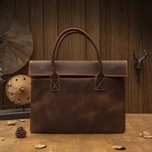 Porte-documents en cuir pour homme, sac messager en cuir, sac pour ordinateur portable 14 pouces, porte-documents en cuir pour homme LLB-0104 - Product Image 2