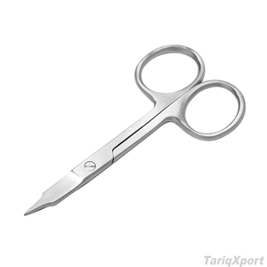 Ciseaux de manucure premium à poignée ergonomique pour droitiers, design anti-fatigue, en acier inoxydable, simples et précis - Product Image 4