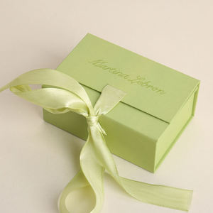 Luxury Custom Eco-Friendly Biodegradable Folding Gift <b>Box</b> Magnetic Close Ribbon Handle Flip Design Handmade Perfume <b>Bottle</b> - Product Image 4