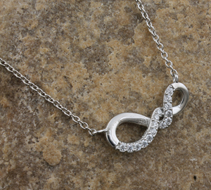 Collar con Colgante Vintage de Plata de Ley 925 con Piedra de Circonita Cúbica, Collar con Dije de Plata Minimalista Unisex, Joyería Chapada en Platino para - Product Image 5