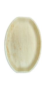 Assiette ovale jetable en feuille de palmier organique Areca de 14 pouces faveurs de fête écologiques pour les occasions de camping - Product Image 3