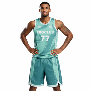Conjunto de Uniforme de Baloncesto Personalizado para Hombres y Jóvenes, Ropa Deportiva Transpirable de Poliéster con Impresión por Sublimación, Venta al Por Mayor OEM - Product Image 5