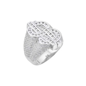Bague Hip Hop de Luxe en Diamant de Qualité Supérieure pour la Mode Streetwear, les Fêtes et les Occasions Spéciales, Disponible à un Prix Abordable - Product Image 4