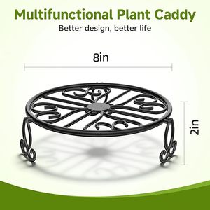 Soporte de hierro multifuncional para macetas de fabricante OEM, se puede utilizar para almacenamiento, decoración y exhibición de plantas en hogares y oficinas. - Product Image 4