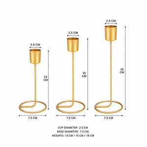 Modern Golden <b>Candlestick</b> <b>Holder</b> Taper Candle Stand Home Decoration Wedding Centerpiece Dining Table Decor <b>Candlestick</b> <b>Holders</b> - Product Image 2