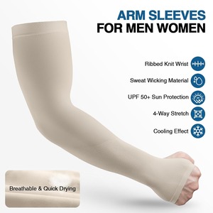 Unisex Breathable and Cooling Arm Sleeves Sun Protection Breathable Stretch Sports Cycling Running Arm <b>Covers</b> with Thumb Hole - Product Image 4