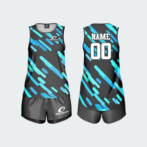 ชุดวอลเลย์บอลหญิงคุณภาพสูง ดีไซน์พรีเมียม ปี 2026 สำหรับผู้ใหญ่ ผลิตจากโพลีเอสเตอร์ 100% น้ำหนักเบา โลโก้ด้านหน้า แห้งเร็ว - Product Image 4