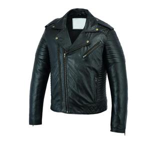 Vestes en cuir de moto personnalisées en cuir véritable pour hommes, design OEM tendance - Product Image 6