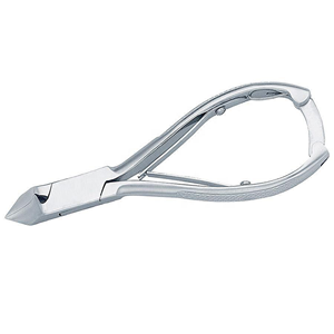 Coupe-cuticules professionnel en acier inoxydable à double ressort de qualité supérieure pour manucure, pédicure et soins de beauté en salon - Product Image 1
