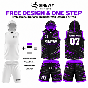 SINEWY SPORTS Conjunto de Uniforme de Flag Football Unisex sin Mangas con Capucha, Absorbente de Humedad, Sublimado, Uniformes Personalizados para Equipos de Adultos - Product Image 5
