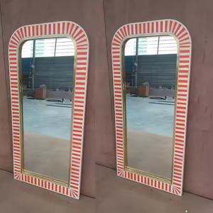 Elegant Bone Inlay Modern Custom Handmade Eco-Friendly Framed Decorative Wall <b>Mirrors</b> Handicraft - Product Image 5