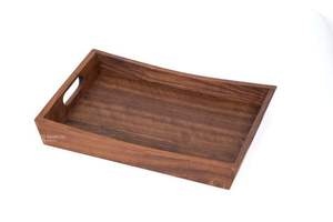 Plateau en bois de qualité standard pour servir les fruits et décorer la table, plateau design pour la cuisine, décoration de la maison - Product Image 6