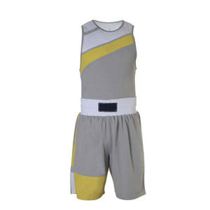 Uniforme de Boxeo Personalizado de Alta Calidad, Chaleco y Pantalones Cortos con su Logotipo, Uniforme de Boxeo para Entrenamiento de Equipo - Product Image 3