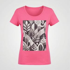 เสื้อเชิ้ตทำงานผู้หญิงมาใหม่ แฟชั่นฤดูใบไม้ผลิและฤดูใบไม้ร่วง ลายพิมพ์ทันสมัย สไตล์ลำลอง ชุดเดรสผู้หญิง ผ้าซาตินปักเลื่อม น้ำหนัก 240 กรัม ผ้าฝ้าย 100% - Product Image 1