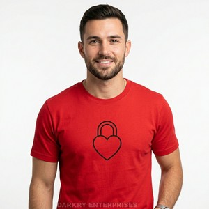 Custom Graphic Men Tshirt Manufacturer Intricate <b>Heart</b> <b>Clock</b> Print Cotton Tee Wholesale Vintage Style Mens Casual Apparel Vendor - Product Image 6