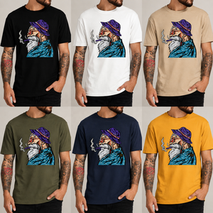 Oversized cotton <b>graphic</b> <b>tee</b> Custom printed streetwear shirt <b>Plus</b> <b>size</b> men's casual top 100% cotton oversized tshirt - Product Image 6
