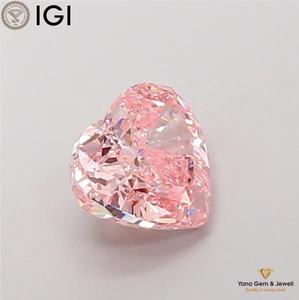 Fancy Vivid <b>Pink</b> Color VS1 Clarity 2.00 Carat With IGI Certified CVD Lab Grown Diamond <b>HEART</b> Cut for Luxury Jewelry <b>Ring</b> - Product Image 3