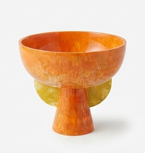 Bol de service décoratif en verre irrégulier, motif vénitien sculpté en cristal naturel, lune et étoile, cadeau de mariage - Product Image 5