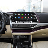Baoshang 12.3 Inch Tesla Style Android untuk Toyota Highlander 2015-2018 Pemutar Video Mobil Radio Mobil GPS Navigasi Head Unit