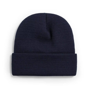 Comfortable <b>Men</b> Beanie <b>Caps</b> Solid Customized Logo Acrylic Unisex Adult <b>Winter</b> Hats Breathable 3D Embroidery <b>Men</b> Beanie <b>Caps</b> - Product Image 2