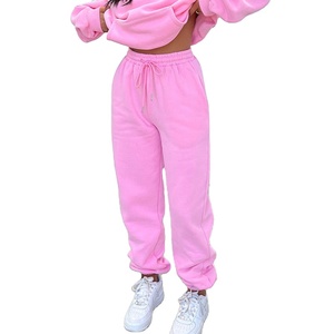 กางเกงคาร์โก้เอวกลางมีเชือกผูกของผู้หญิงผ้าฝ้าย100% กันรอยยับไม่ยับสำหรับฤดูหนาว - Product Image 4