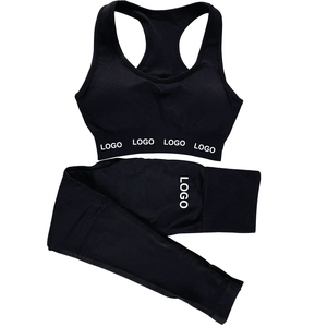 Ensembles de yoga de qualité supérieure, prix imbattable, faible MOQ, couleur unie, dernier design, vêtements d'entraînement pour femmes. - Product Image 1