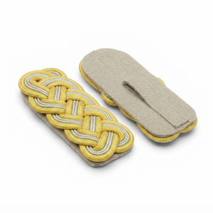 Épaulettes d'uniforme d'officier brodées de qualité supérieure, fournisseur d'usine - Product Image 4