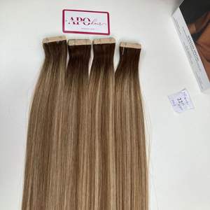 Venta al por mayor de calidad superior Balayage Color cinta normal extensiones de cabello humano recto cinta normal en extensiones de cabello humano - Product Image 1