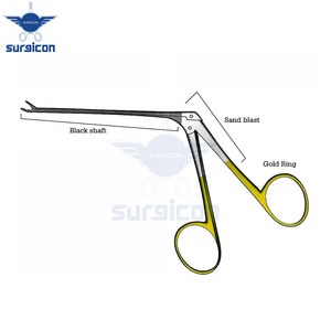 Pinzas de cocodrilo con eje angulado hacia abajo de 80 mm y punta de carburo de tungsteno TC GOLD para agarre preciso y manejo controlado - Product Image 2
