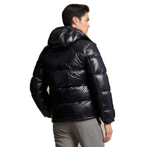 Veste d'hiver chaude et brillante noire pour homme, nouvelle collection, prix de gros, doudoune épaisse pour l'extérieur - Product Image 5