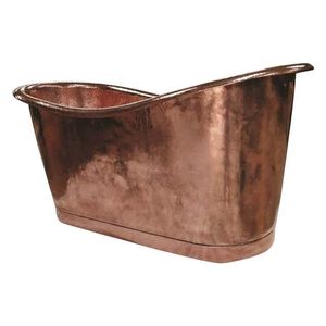 Bañera Ovalada Metálica Independiente Sin Tapa, Bañera Resistente para Adultos - Product Image 1