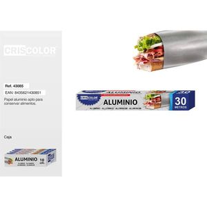 Prodotto in Foglio di Alluminio Monouso da 30 Metri - Product Image 1