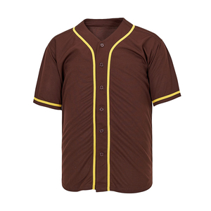 100% cotton <b>T</b>-<b>shirt</b> for men loose fit printed New Fashion High Quality Wholesale Team Baseball Jersey Custom Made Baseball - Product Image 3