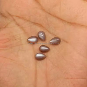 Piedra Lunar Natural Marrón de Grado AAA de 5x8 mm, Cabujón Plano en Forma de Pera, Piedra Preciosa Suelta al por Mayor, Piedra de Alta Calidad, Mejor Distribuidor de Alibaba - Product Image 3