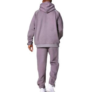 Conjunto de chándal de dos piezas de ropa de calle de último diseño de alta calidad conjunto de chándal de gran tamaño transpirable con etiqueta personalizada para hombres - Product Image 2