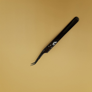 Pince à cils courbée en acier inoxydable pour extensions de cils, outil professionnel pour extensions de cils 30 - Product Image 6