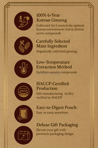 Korean Fermented Ginseng Liquid Stick 50ml Herbal Energy Tonic in Single Serve <b>Pouch</b> - Product Image 5